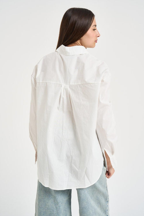 Set camicia e top donna bianca - 2