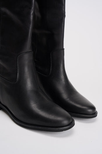 Stivale in pelle nero - 3