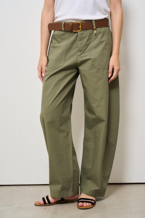 Pantalone donna balloon verde - 2