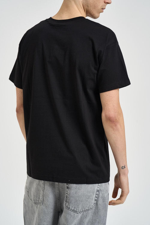 T-shirt uomo girocollo nera - 2