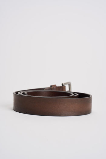 Cintura uomo in pelle marrone - 3