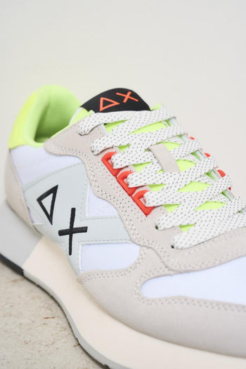 White and yellow men's sneakers - 5