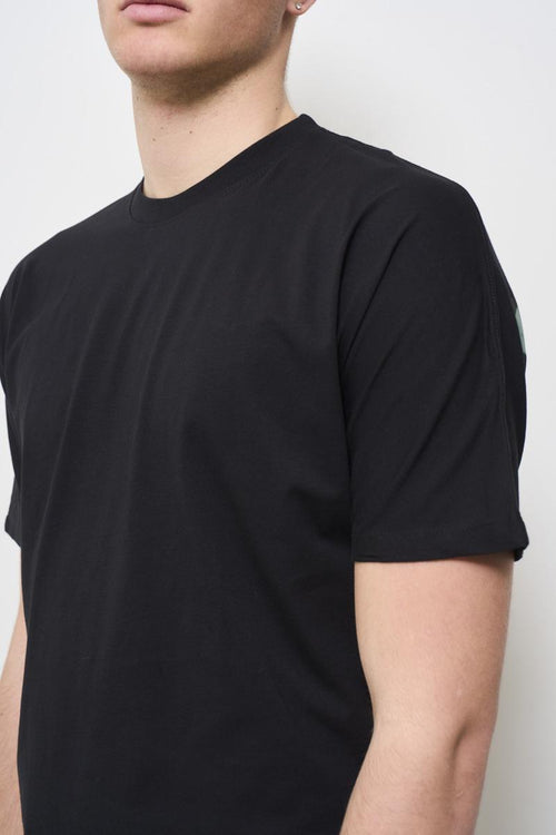 T-shirt uomo girocollo nera - 2