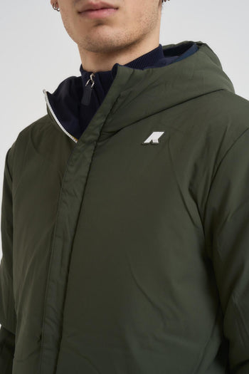 Giubbotto uomo double face blu e verde - 8