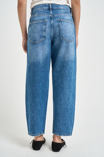 Jeans donna con strass denim - 3