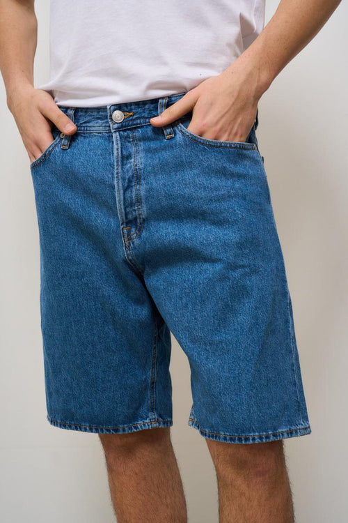 Bermuda uomo in denim medio - 2