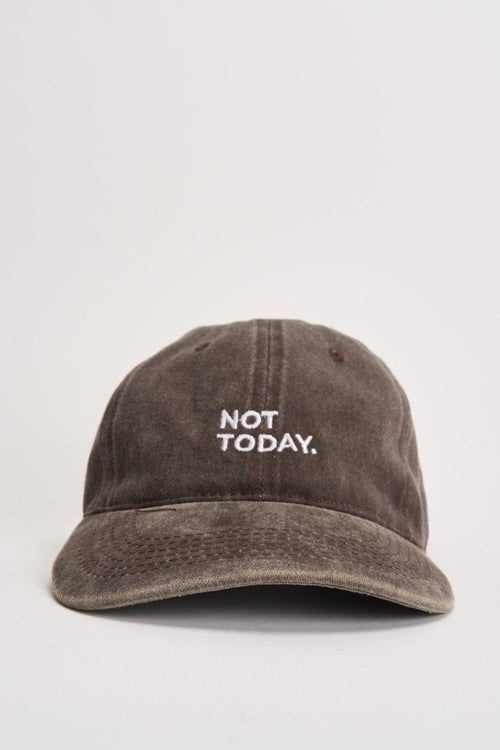 Cappello donna baseball in denim marrone - 1