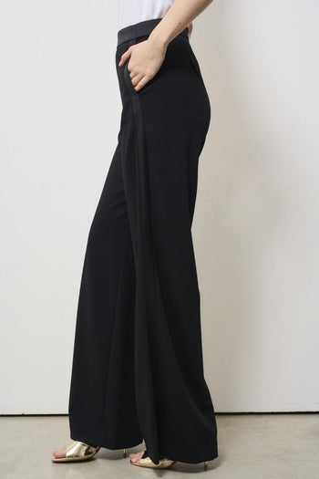 Pantalone donna gamba dritta nero - 3