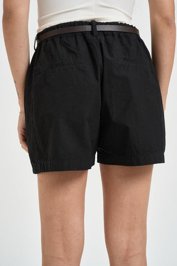 Shorts donna quattro tasche nero - 3