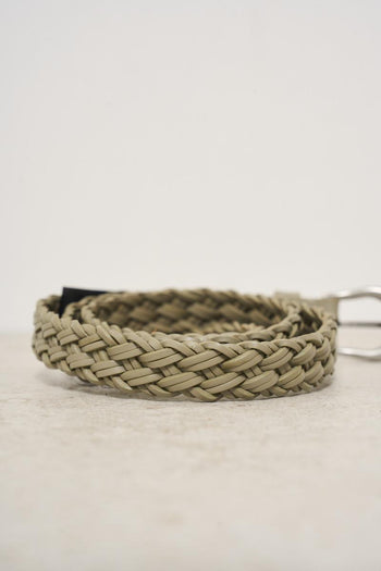 Cintura donna intrecciata verde - 3