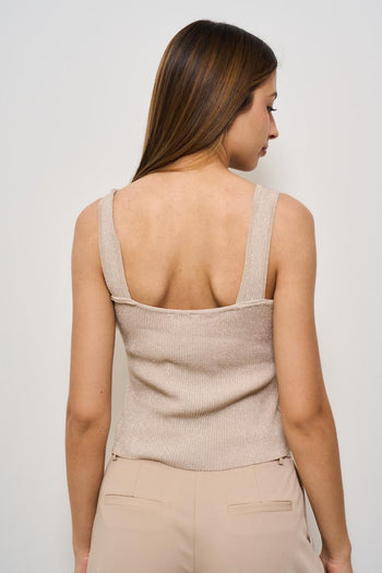 Top donna cropped rosa - 4
