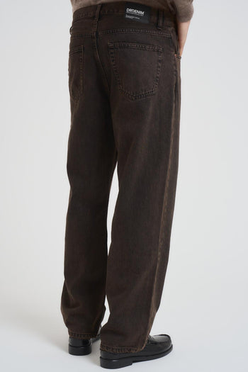 Jeans uomo relaxed fit marrone - 3