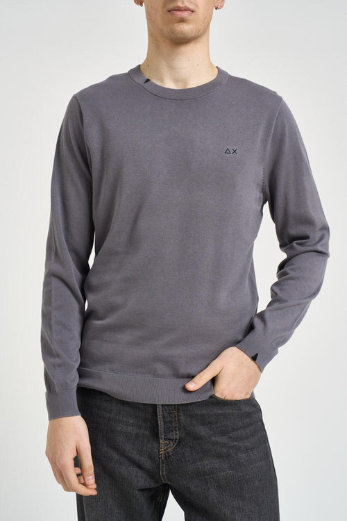 Maglia uomo girocollo grigia