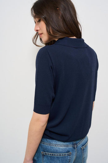 Polo donna blu - 4