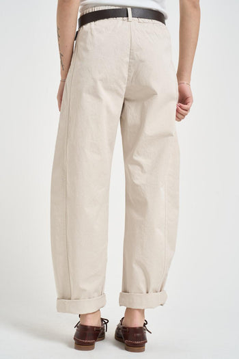 Pantalone donna carrot fit panna - 3