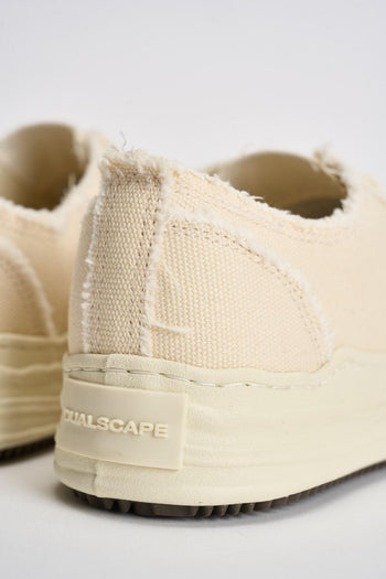 Sneakers uomo panna in canvas - 10