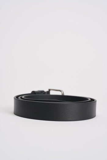 Cintura uomo in pelle nera - 3