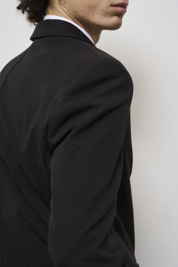 Giacca uomo monopetto nera - 7
