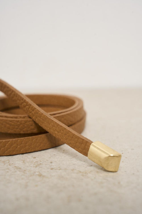 Women's camel belt
