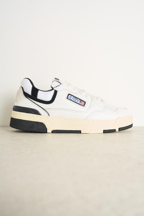 Sneakers uomo bianca con inserti neri - 2