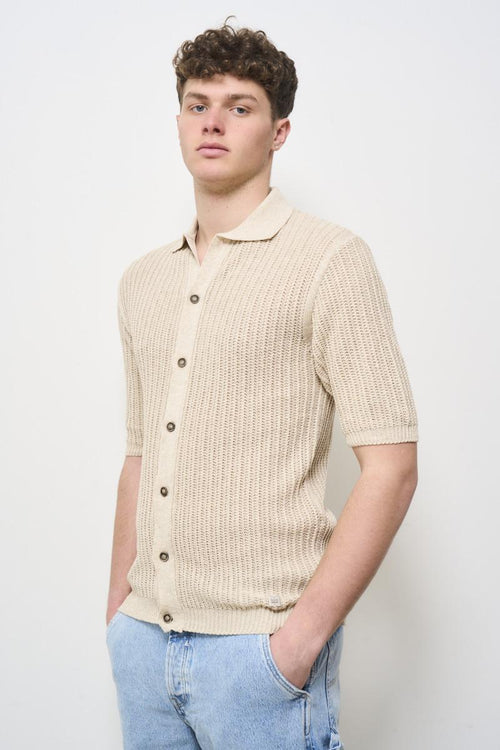 Polo uomo beige - 2