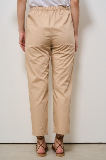 Pantalone donna beige slim fit - 4