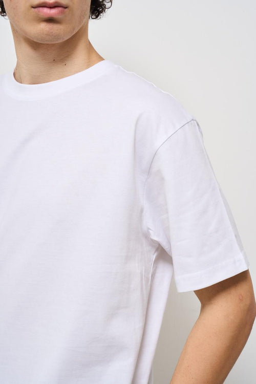 T-shirt uomo girocollo bianca - 2