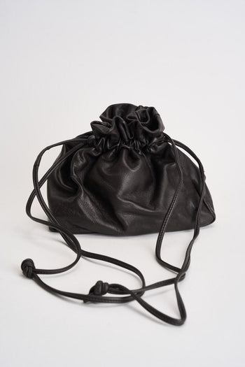 Borsa donna con coulisse nera - 4