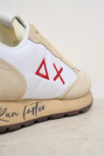 Sneakers uomo bianca e rossa - 8