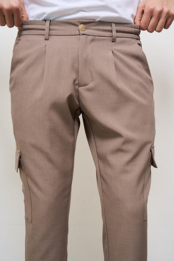 Pantalone uomo regular tortora - 7