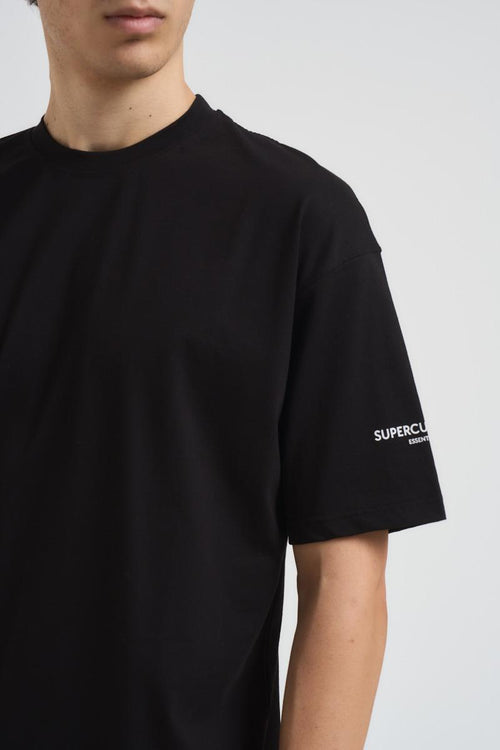 T-shirt uomo girocollo nera - 2