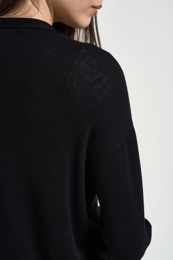 Cardigan donna nero - 4