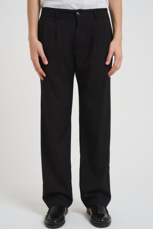 Pantalone uomo gamba dritta nero