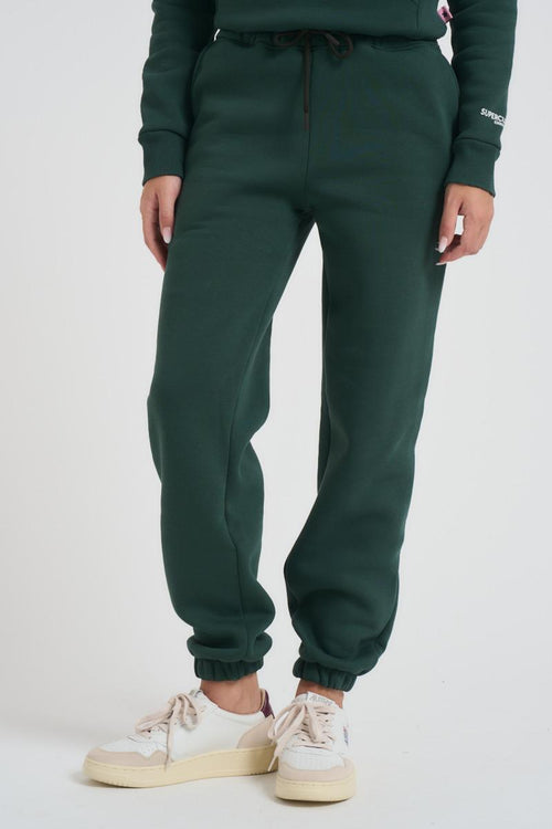 Pantalone tuta jogger donna verde - 2