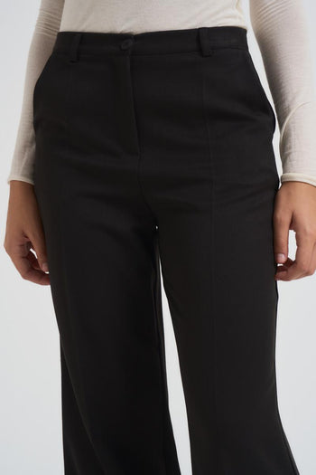 Pantalone donna a palazzo nero - 5