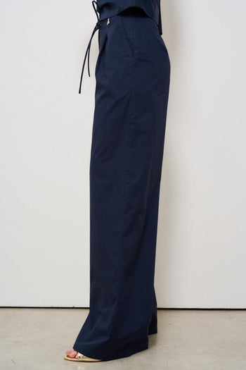 Pantalone donna a palazzo blu - 3