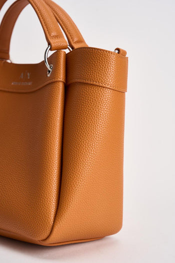 Borsa donna Shopping arancione - 4