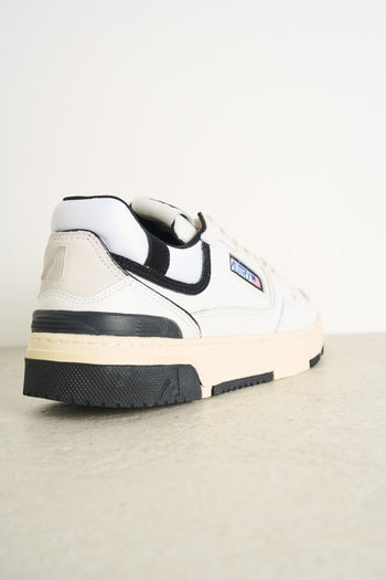 Sneakers uomo bianca con inserti neri - 7