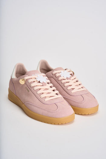 Sneakers donna in suede rosa - 3