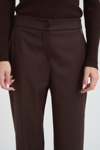 Pantalone donna chino testa di moro - 5