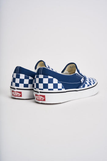 Sneakers uomo Classic slip-on scacchi blu - 7
