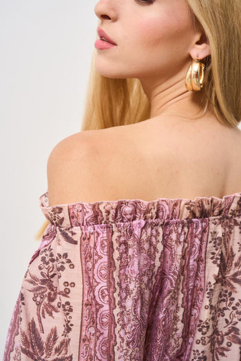 Blusa donna fantasia floreale - 3