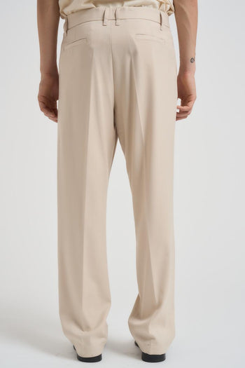 Pantalone uomo gamba dritta beige - 3