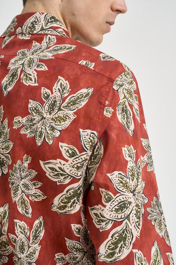 Camicia uomo a fantasia floreale - 6
