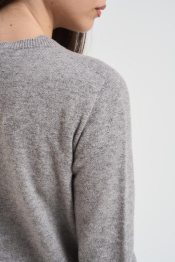 Set cardigan donna e t-shirt grigio - 5