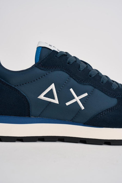 Sneakers uomo in suede blu - 2