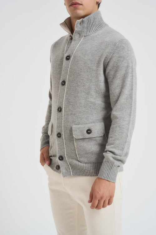 Cardigan uomo con bottoni