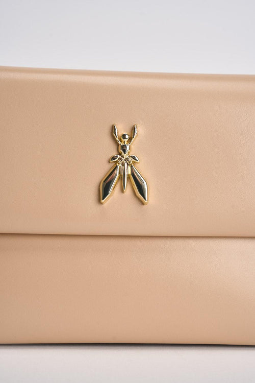 Clutch donna in pelle rosa cipria - 2