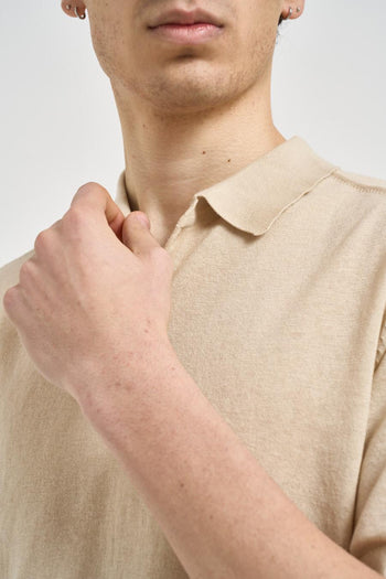 Polo uomo beige - 3