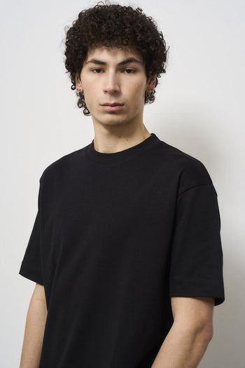 T-shirt uomo girocollo nera - 3